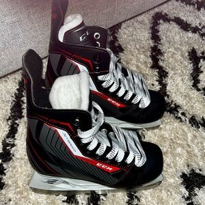 CCM JetSpeed 250 Ice Hockey Skates - Black and Red
